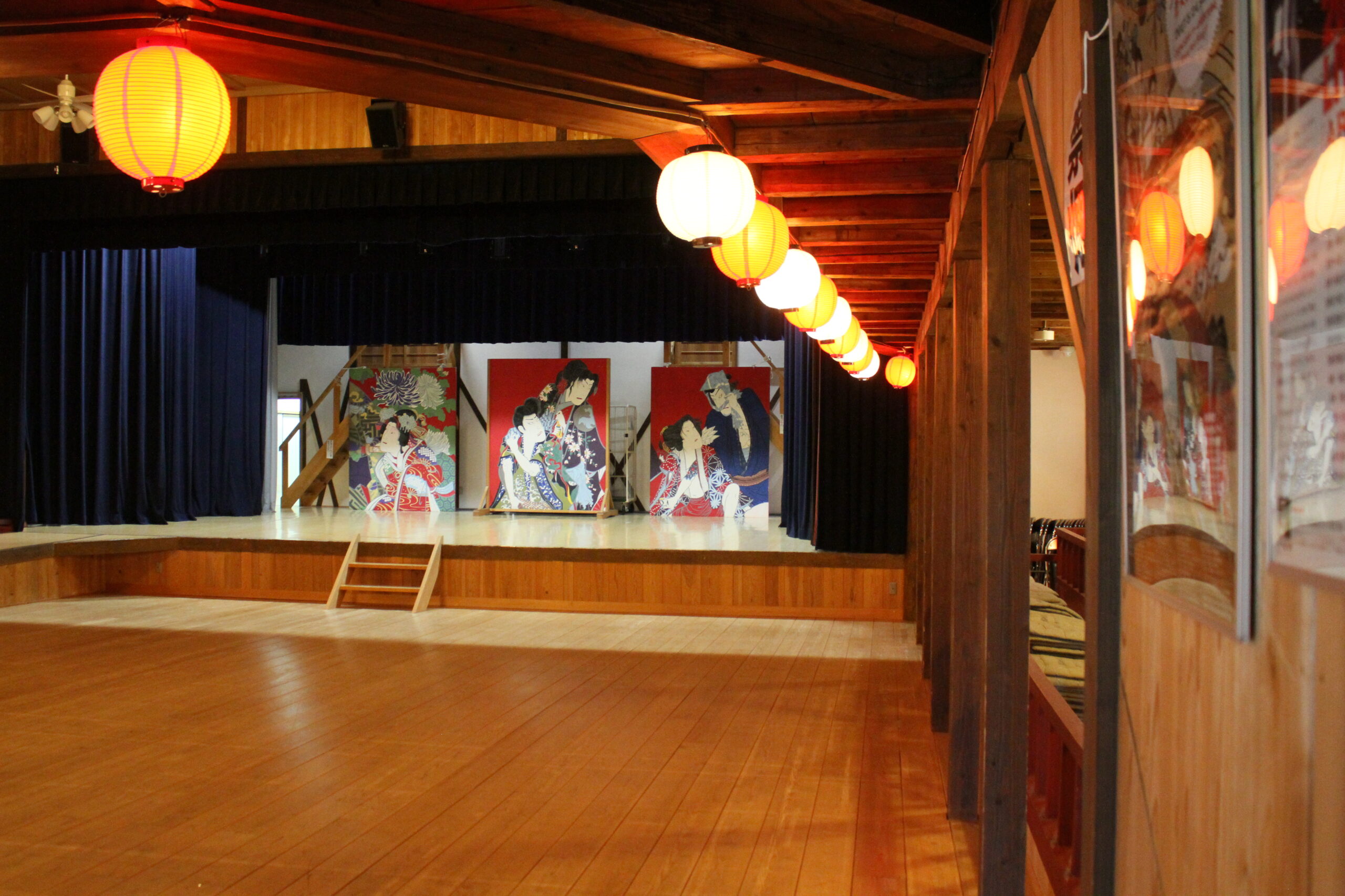 Traditional Japanese streetscape with udatsu-style townhouses, Japan
